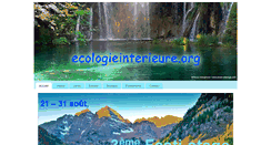 Desktop Screenshot of ecologieinterieure.org