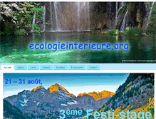 Tablet Screenshot of ecologieinterieure.org